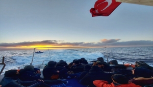 Bodrum açıklarında 23 düzensiz göçmen yakalandı