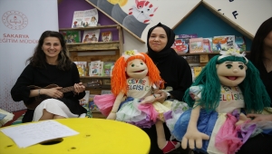 Gönüllü vantrilok öğretmenler, çocuklara kuklalarla çevre bilinci aşılıyor