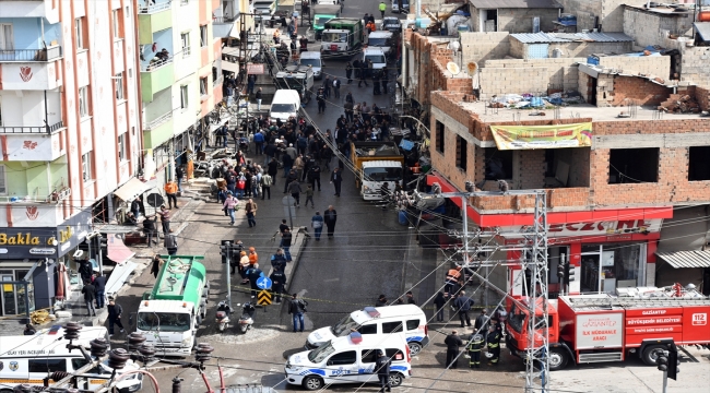 GÜNCELLEME - Gaziantep'te iş yerindeki tüp patlaması büyük çapta hasara yol açtı
