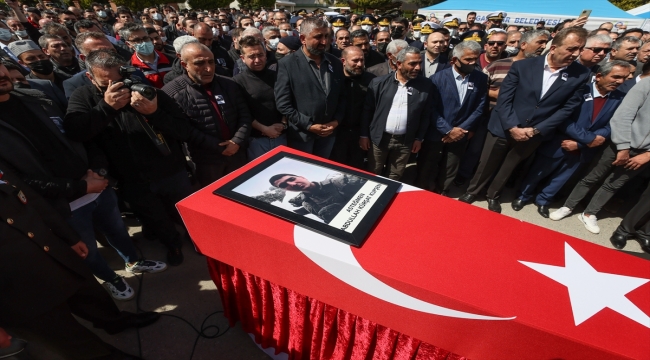 Hakkari'de şehit olan Asteğmen Kupşen İzmir'de son yolculuğuna uğurlandı
