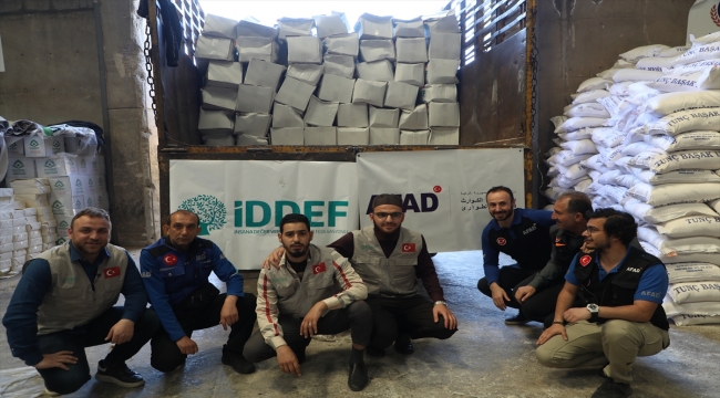 İDDEF, Lübnan'da mültecilere gıda yardımı yaptı