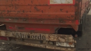 Kayseri'de çalınan dorse Hatay'da bulundu