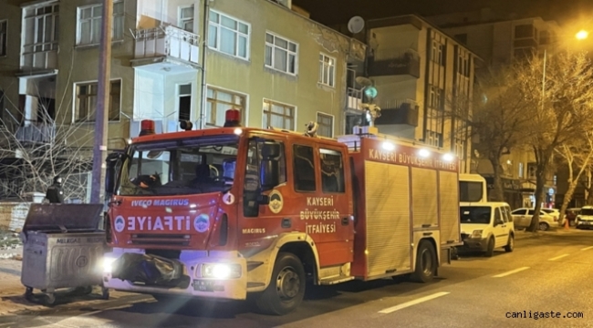 Kayseri'de çıkan yangının ardında cinayet şüphesi