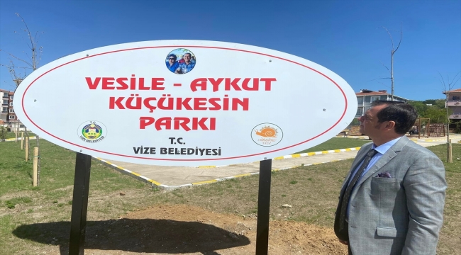 Kırklareli'nde öldürülen emekli öğretmen çiftin ismi çocuk parkına verildi