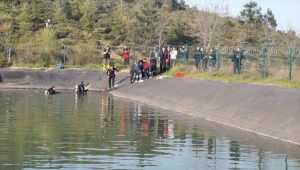 Kocaeli'de sulama göletine giren çocuk boğuldu