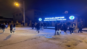 Kocaelisporlu taraftarlardan Bursaspor yenilgisine tepki