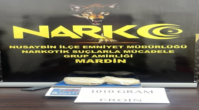 Mardin'de 1 kilogram eroin ele geçirildi, bir zanlı tutuklandı