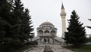 Mariupol'deki Türk camisinin bazı bölümleri çatışmalarda hasar gördü