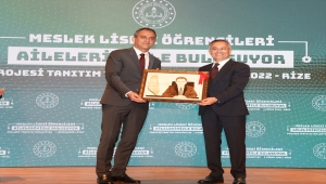 Milli Eğitim Bakanı Özer, "Meslek Liseleri Ailelerimizle Buluşuyor" projesinin tanıtımında konuştu: