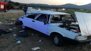 Muğla'da şarampole devrilen otomobildeki 1 kişi yaşamını yitirdi, 5 kişi yaralandı
