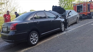 Ordu'da iki otomobilin çarpıştığı kazada 5 kişi yaralandı