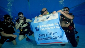 Otizmli dalgıç adayları su altının büyüleyici atmosferinde rehabilite oluyor