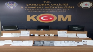 Şanlıurfa'da resmi belgede sahtecilik operasyonunda 6 zanlı tutuklandı