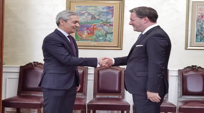 Sırbistan Dışişleri Bakanı Selakovic Türkiye'nin Belgrad Büyükelçisi Aksoy ile görüştü