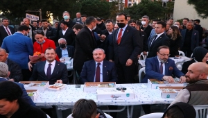 TBMM Başkanı Şentop Tekirdağ'da iftar programına katıldı: