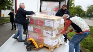 TİKA'dan Hırvatistan'da gıda yardımı