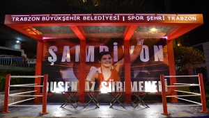 Trabzon Büyükşehir Belediyesinden spor temalı durak çalışması