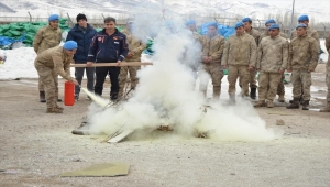 Tunceli'de jandarma ekiplerine doğal afetlerle mücadele eğitimi verildi