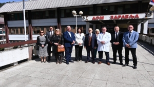 Türkiye'den Sancak bölgesindeki Priboj Devlet Hastanesine laparoskopi cihazı 