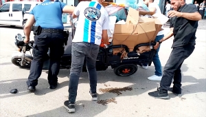Adana'da elektrikli bisikletin karıştığı kazada 2 kişi yaralandı