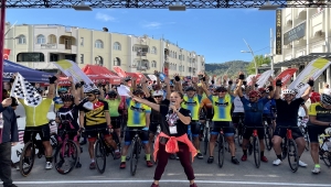 Amatör bisikletçiler AKRA Gran Fondo Antalya'da yarıştı