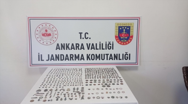 Ankara'da 515 parça tarihi eser ele geçirildi