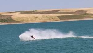 Atatürk Barajı'nda su sporları etkinliği düzenlendi