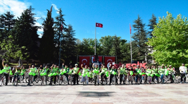 Bilecik'te "10. Yeşilay Bisiklet Turu" yapıldı