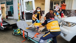 Burdur'da huzurevinde yangın tahliye tatbikatı yapıldı