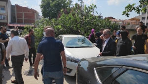 Bursa'da okul önünde çocuklarını beklerken üzerlerine ağaç devrilen 2 kadın yaralandı