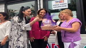 CHP Kadın Kolları Genel Başkanı Nazlıaka, Zonguldak'ta ziyaretlerde bulundu