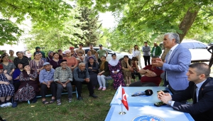 DATÜB yöneticileri Edirne'de misafir edilen Ahıska Türklerini ziyaret etti