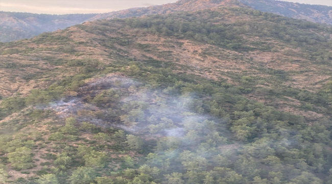 GÜNCELLEME - Fethiye'de yıldırım düşmesi sonucu ormanlık alanda çıkan yangın kontrol altında