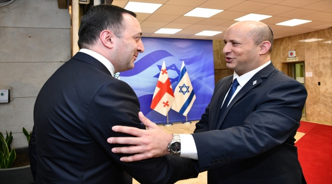 Gürcistan Başbakanı Garibaşvili İsrail'de temaslarda bulundu