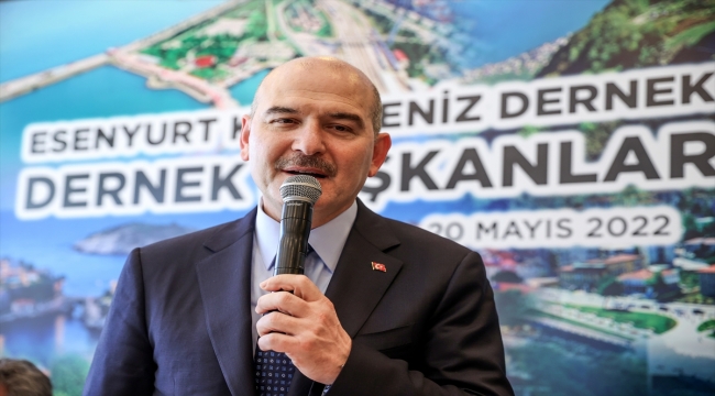 İçişleri Bakanı Soylu, Esenyurt Karadeniz Dernekler Federasyonu'nun programında konuştu: