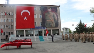 Iğdır'da engellilerin bir günlük askerlik sevinci
