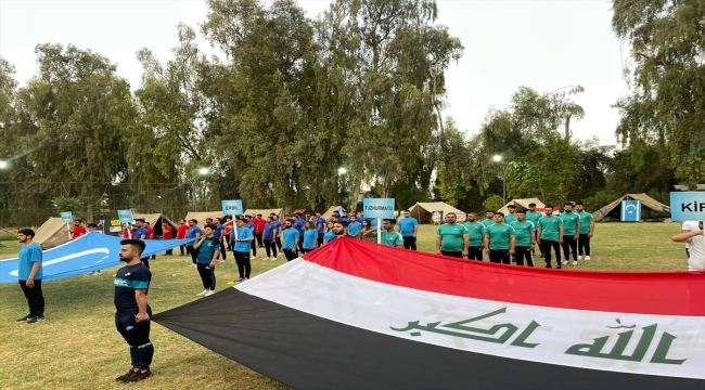 Irak'ta Türkmenler "19 Mayıs" kutlamaları çerçevesinde gençlik kampı kurdu