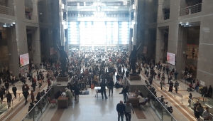 İstanbul Adliyesi'nde icra ve zabıt katipliği sınavı yoğunluğu
