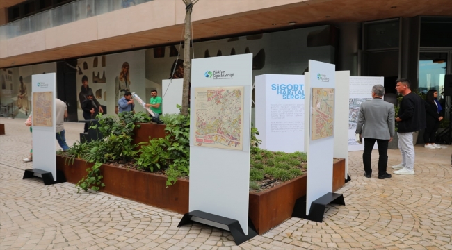 İstanbul'un asırlık sigorta haritaları sergilendi