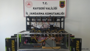 Kayseri'de kripto para üreten kişilere operasyon: 2 gözaltı