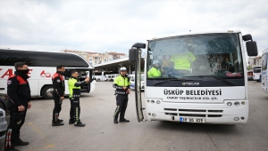Kırklareli'nde yolcu otobüsleri denetlendi