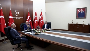 MHP'de siyasi partilerle bayramlaşma