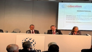 Milli Eğitim Bakanı Özer Dünya Eğitim Forumu'nda konuştu: