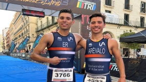 Milli triatlet Gültigin Er, İspanya'da ikinci oldu 