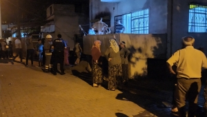 Osmaniye'de evde çıkan yangında 5 kişi dumandan etkilendi