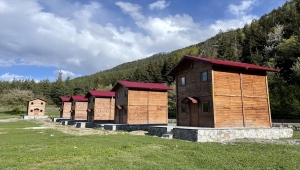 Posof'un ormanlar arasındaki bungalov evleri cezbedecek