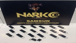 Samsun'da 19 adet suikast tabancası ele geçirildi