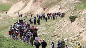 Siirt'te 3 bin 500 yıllık Akabe Yolu'nda doğa yürüyüşü