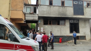 Sultanbeyli'de tekstil atölyesinde çıkan yangın söndürüldü