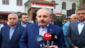 TBMM Başkanı Şentop, bayram namazını Tekirdağ'da kıldı
